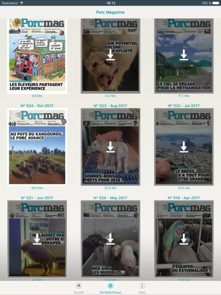 Porcmag iPad 应用截图
