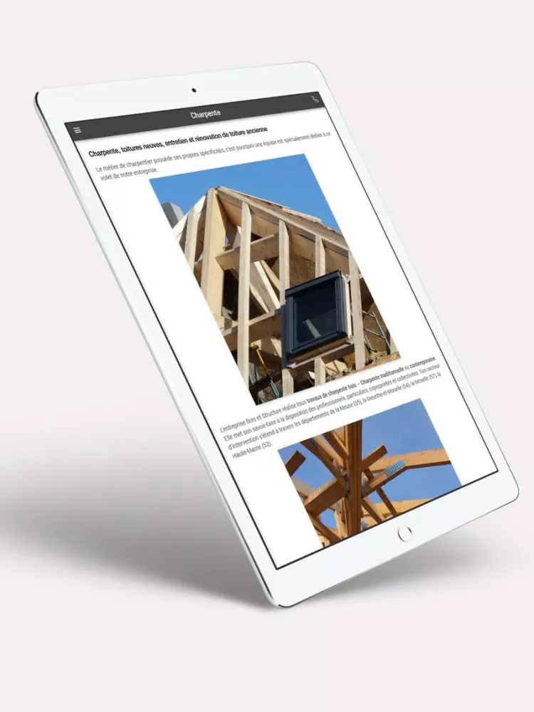 Bois et Structure iPad  स्क्रीनशॉट