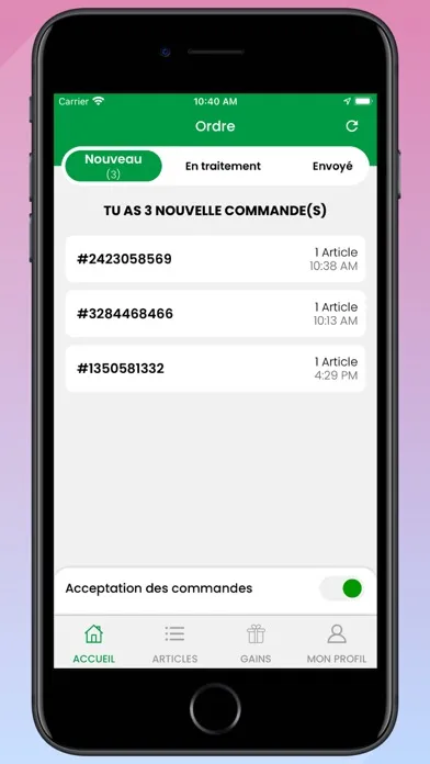 Screenshot di BOK EAT PRO