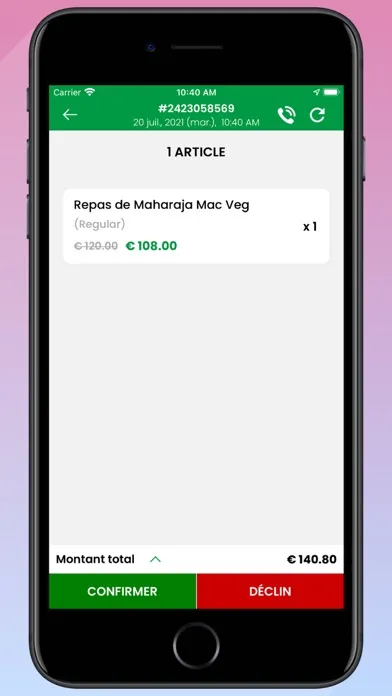 Screenshot di BOK EAT PRO
