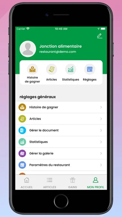 Screenshot di BOK EAT PRO