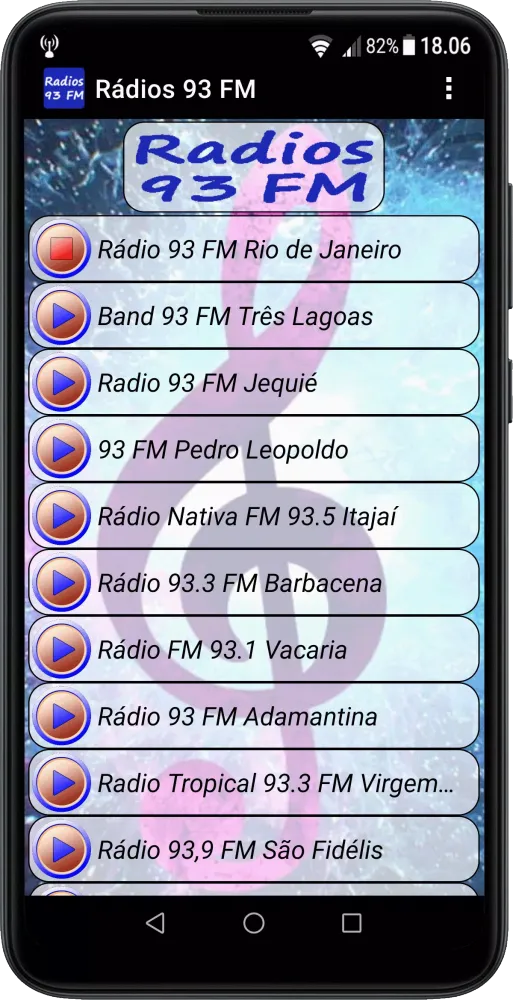 Radios 93 FM Brazil スクリーンショット