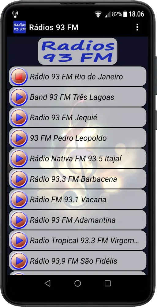 Radios 93 FM Brazil スクリーンショット