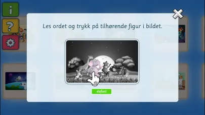 Tangkapan skrin Rom og begreper