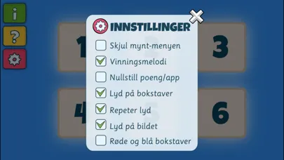 Tangkapan layar Stave setninger