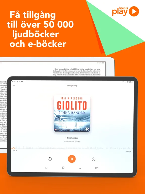 Bokus Play Ljudböcker E-böcker iPad  スクリーンショット