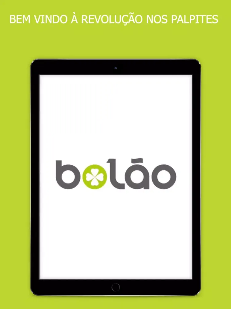 Tangkapan skrin Bolão na Web iPad 