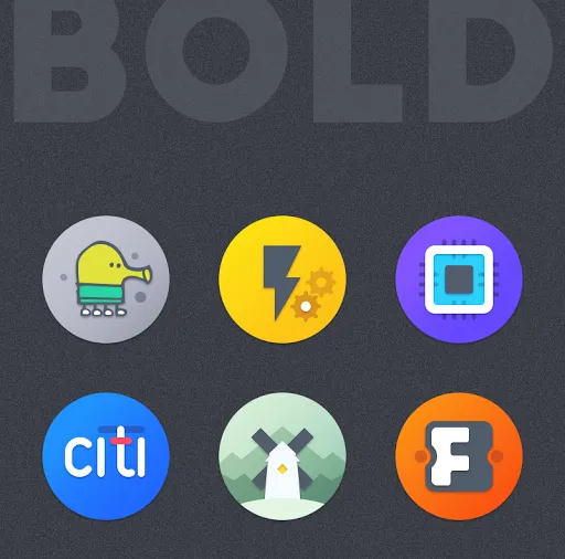 Bold Icon Pack Ekran Görüntüleri