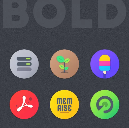 Bold Icon Pack Ekran Görüntüleri