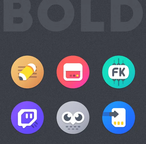 Bold Icon Pack Ekran Görüntüleri