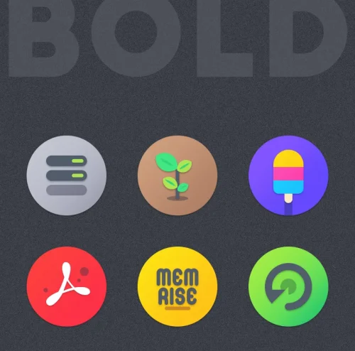 Bold Icon Pack-screenshot-3