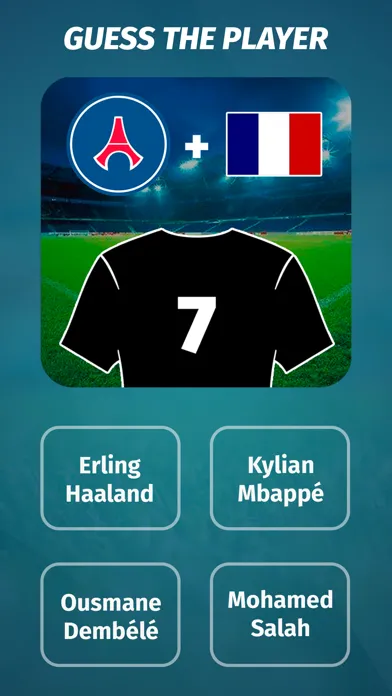 ภาพหน้าจอของ Football Quiz: Trivia game