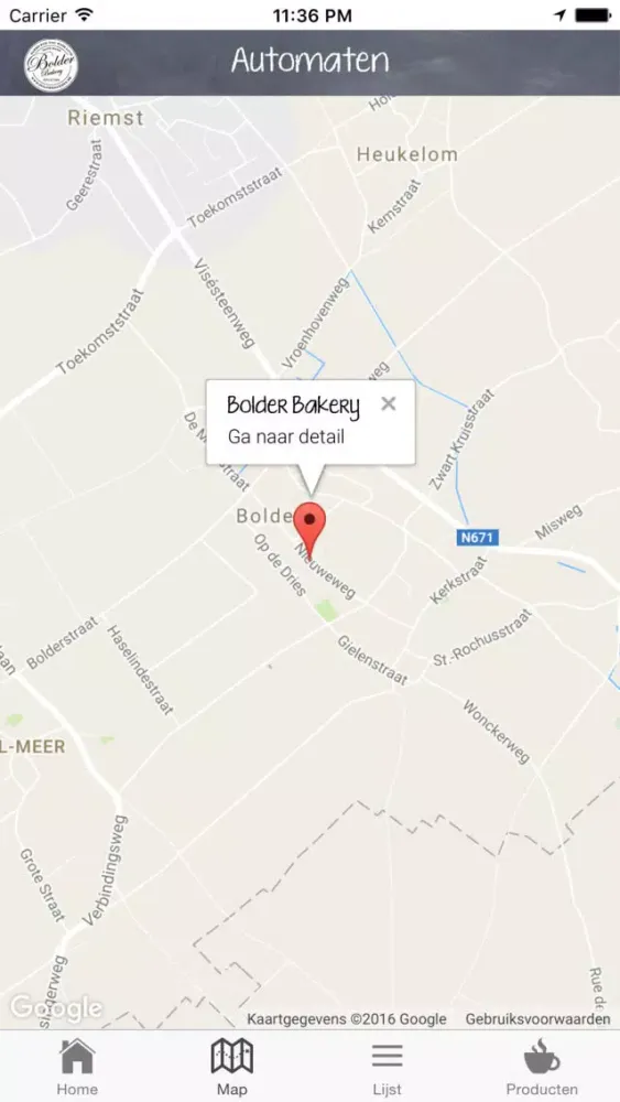 ภาพหน้าจอของ Bolder Bakery