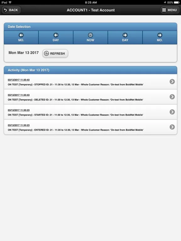 Скриншоты BoldNet Mobile iPad 