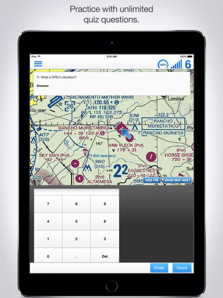 Tangkapan skrin VFR Charts and Publications iPad 