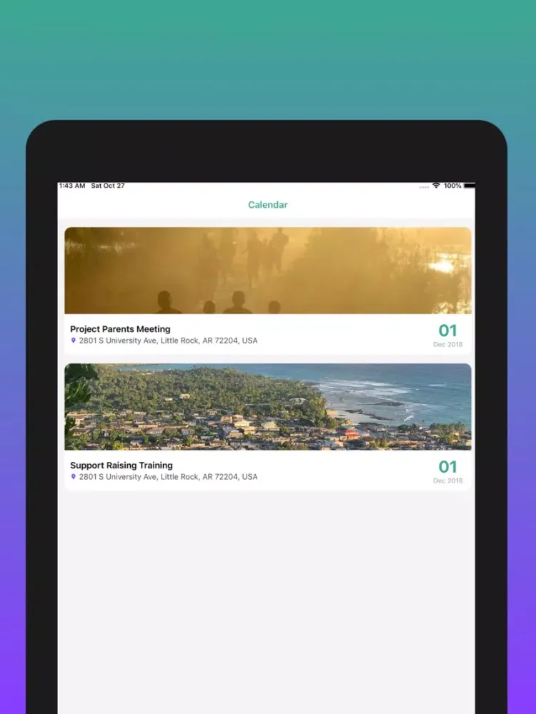 Screenshot di Chi Alpha Connect iPad 