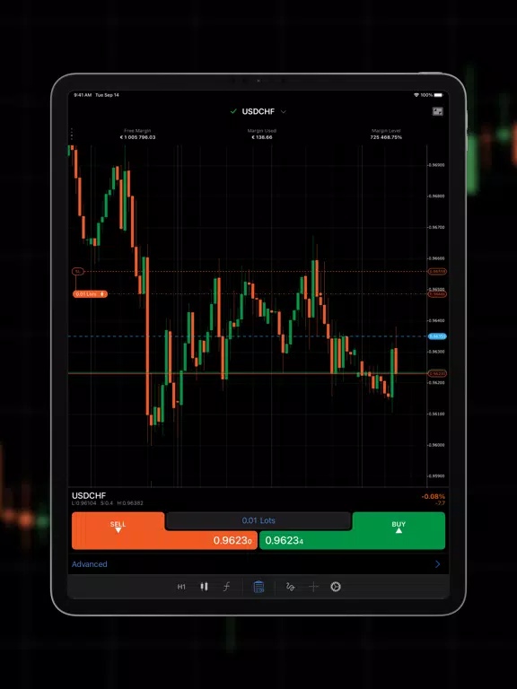 Bold Prime cTrader iPad  स्क्रीनशॉट