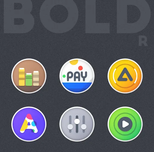 Boldr Icon Pack Screenshots