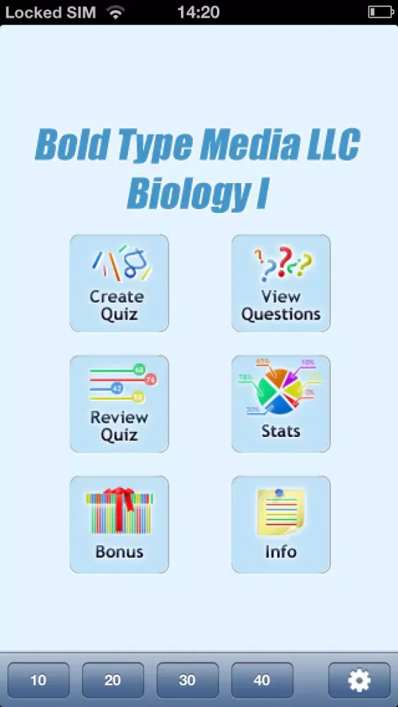 Tangkapan layar Biology I