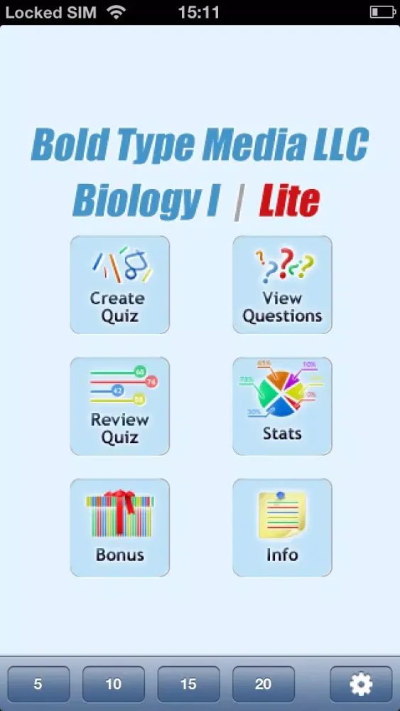 Ảnh chụp màn hình của Biology I Lite