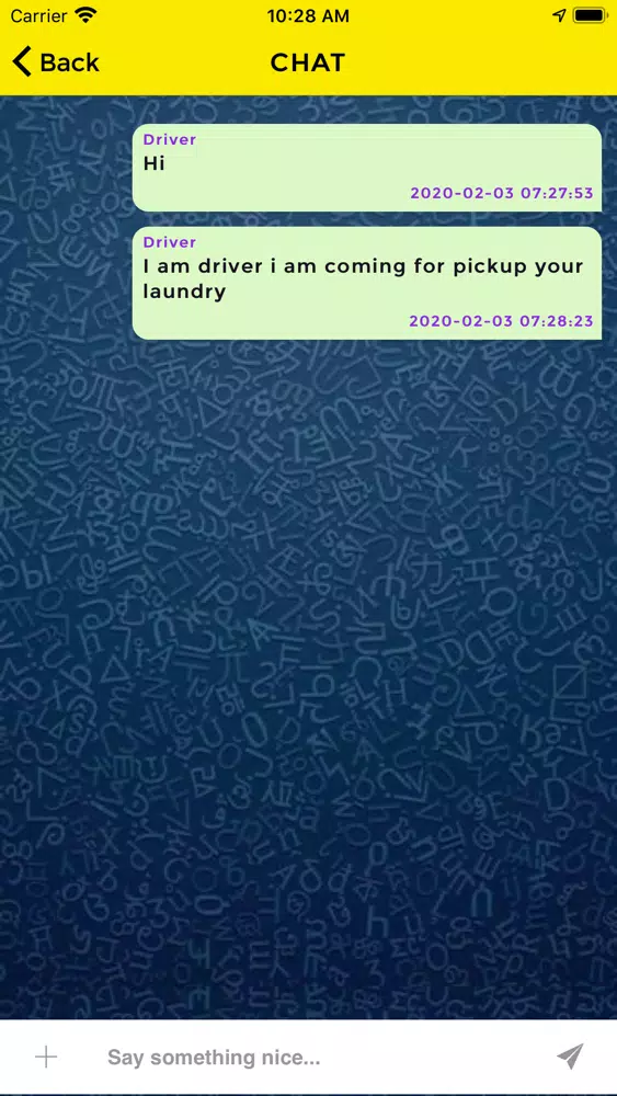 1Click Laundry Driver Ekran Görüntüleri