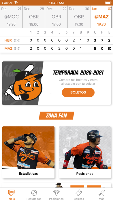 ภาพหน้าจอของ Naranjeros de Hermosillo