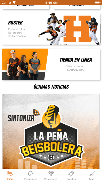 ภาพหน้าจอของ Naranjeros de Hermosillo