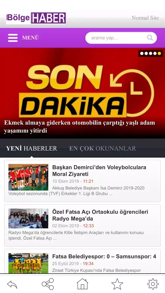 Bölge Haber - Gazetesi سکرین شاٹس