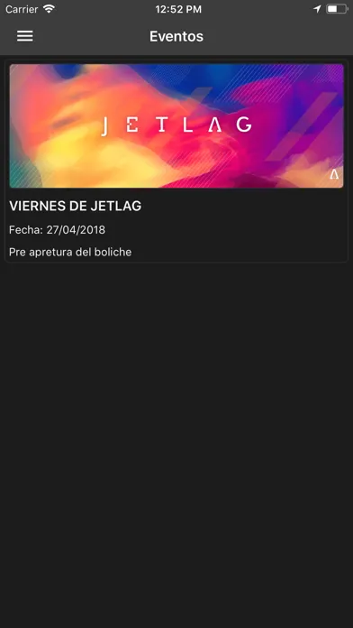 ภาพหน้าจอของ JetLag App