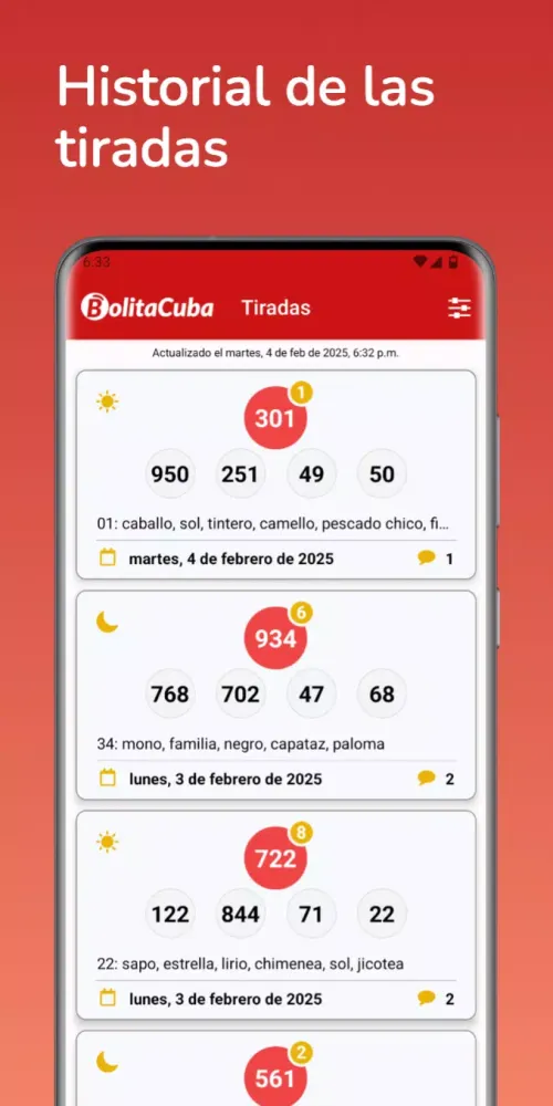 Capturas de pantalla de Bolita Cuba