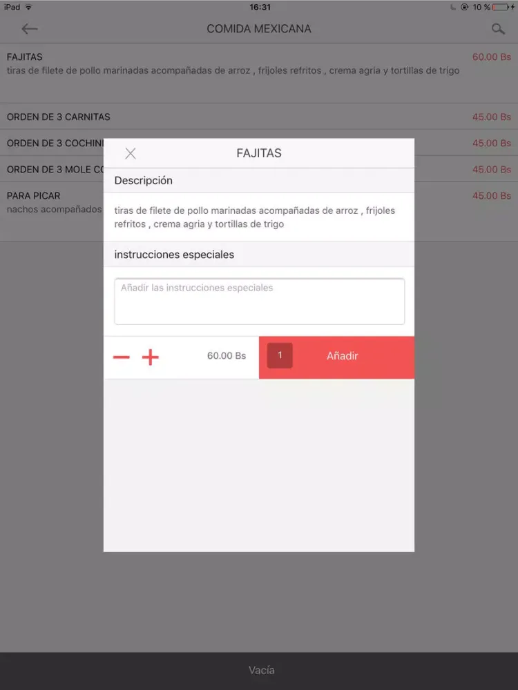 Pedidos Online iPad  스크린샷