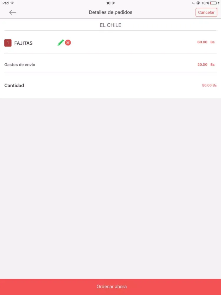 Pedidos Online iPad  스크린샷