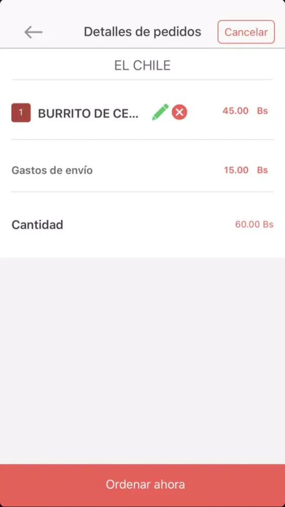 Pedidos Online 스크린샷