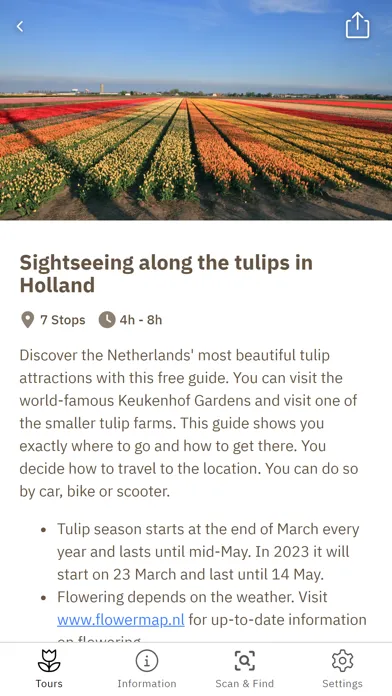Capturas de tela do Holland Digital Guides