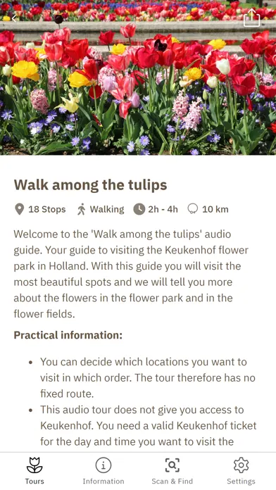 Capturas de tela do Holland Digital Guides