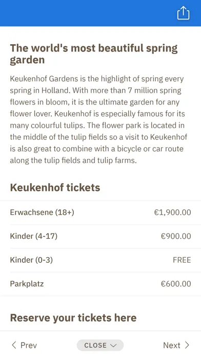Capturas de tela do Holland Digital Guides