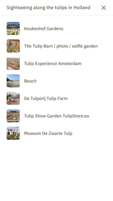Capturas de tela do Holland Digital Guides