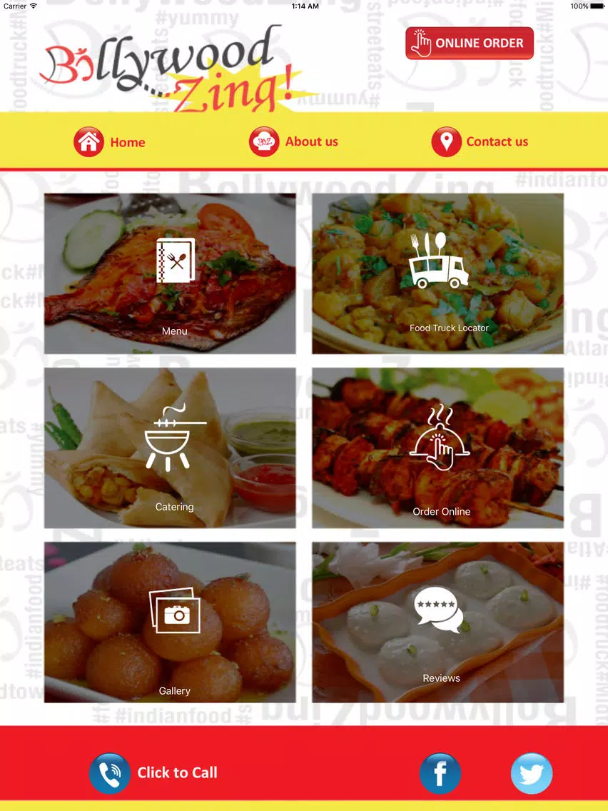 Tangkapan layar Bollywood Zing iPad 