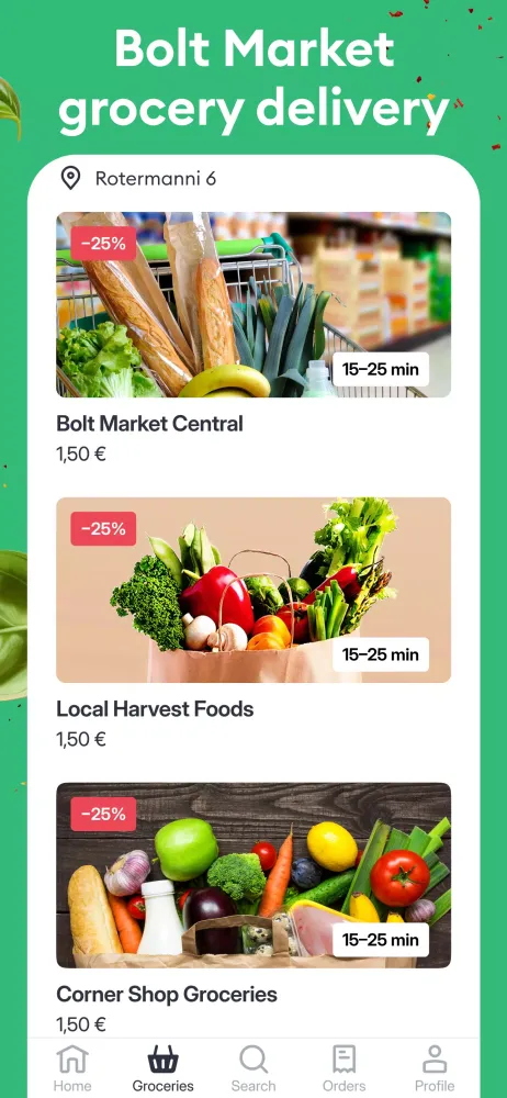 Bolt Food Screenshots