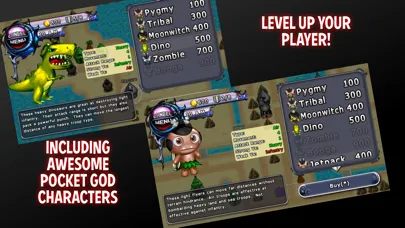 Pocket God vs Desert Ashes Screenshots