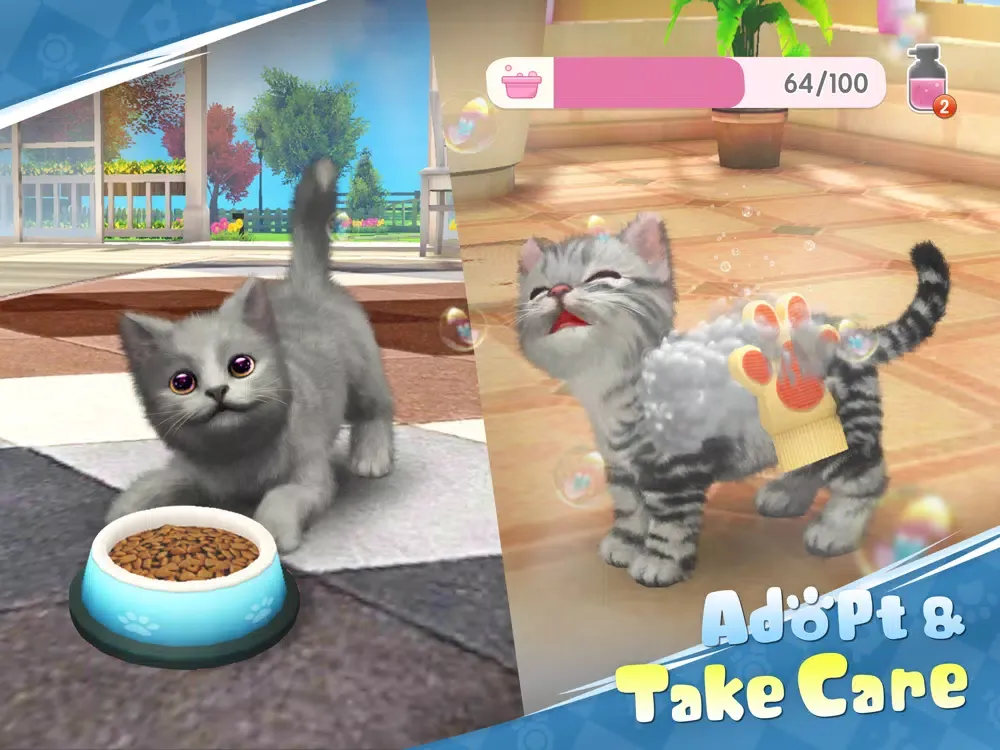 Скриншоты My Cat:Pet Game Simulator iPad 