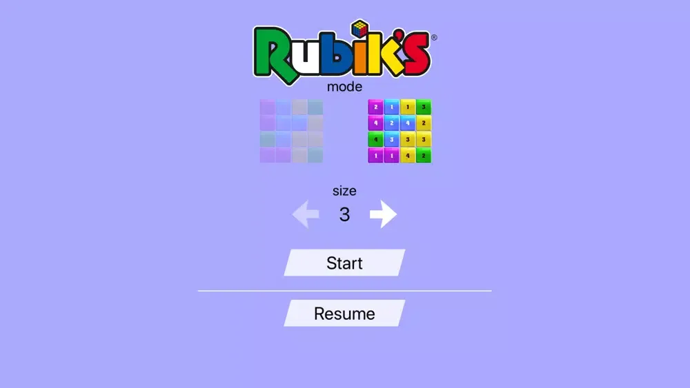 Capturas de tela do Rubik's NoHu