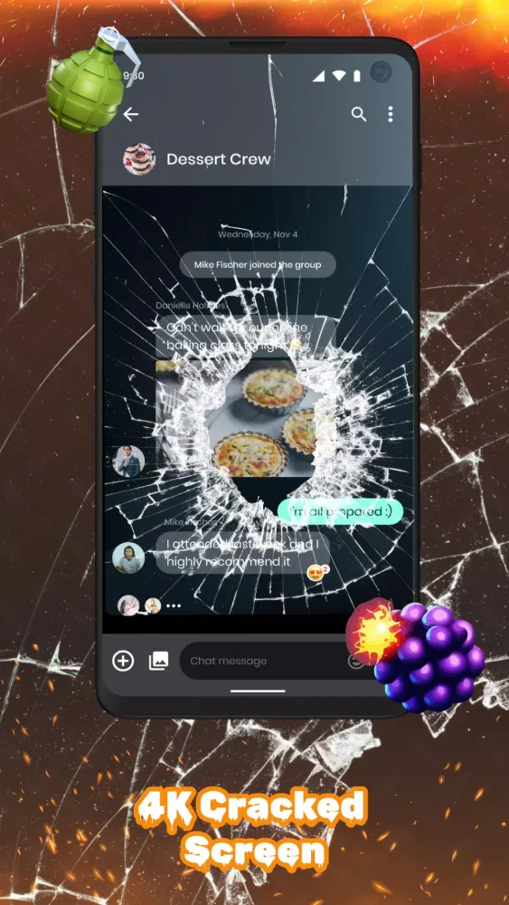 Time Bomb Broken Screen Effect Screenshots