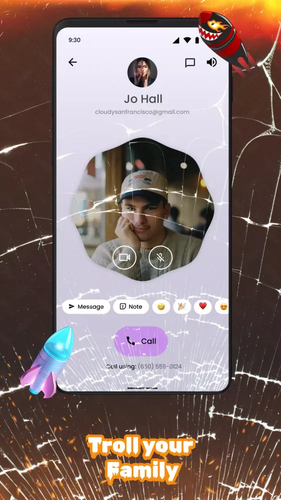 Time Bomb Broken Screen Effect Screenshots