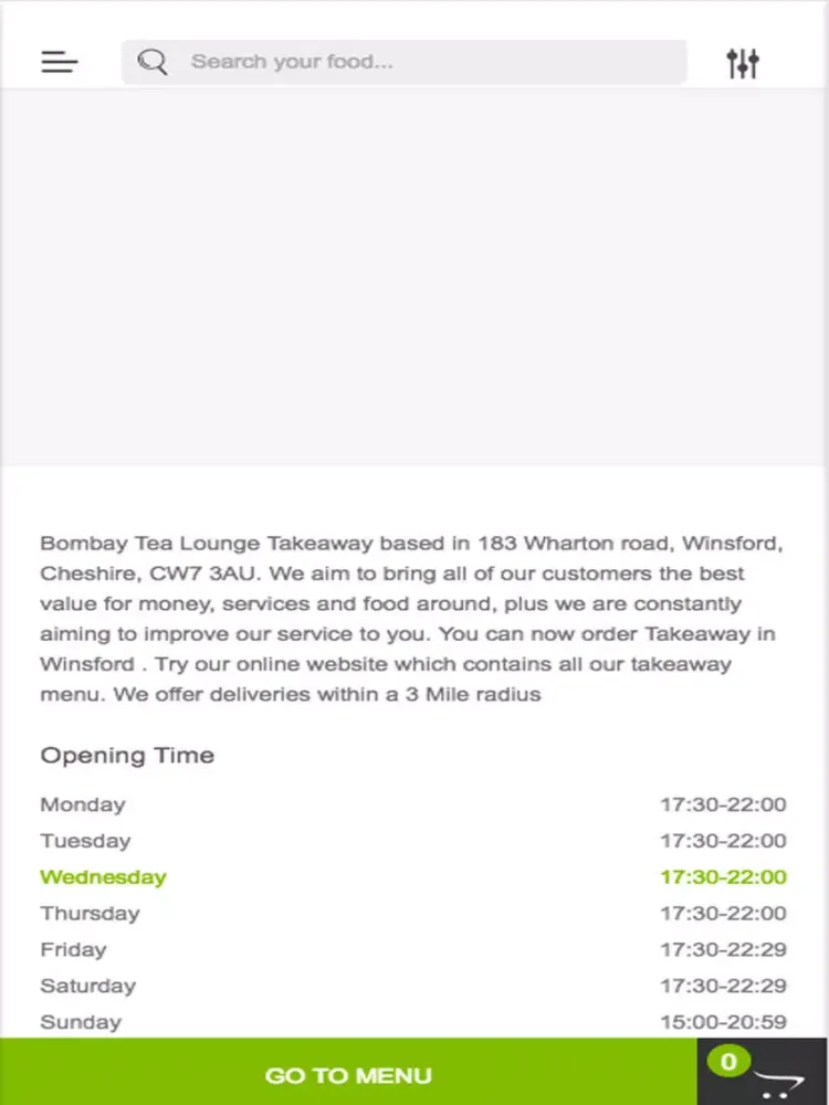 Zrzuty ekranu Bombay Tea Lounge iPad 