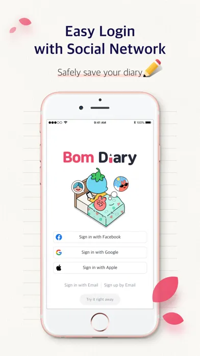 Bom Diary - My Favorite Diary应用截图