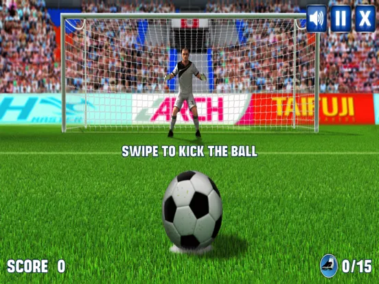 ภาพหน้าจอของ Penalty Kicks Pro iPad 