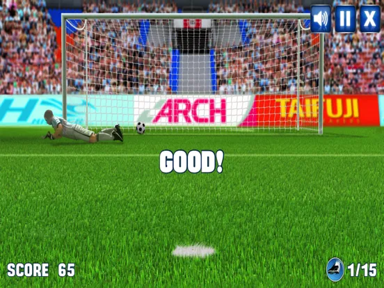 ภาพหน้าจอของ Penalty Kicks Pro iPad 