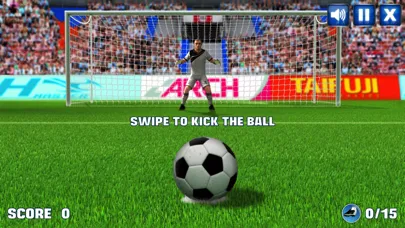 ภาพหน้าจอของ Penalty Kicks Pro