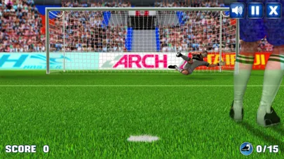 ภาพหน้าจอของ Penalty Kicks Pro